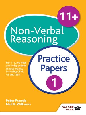 cover image of 11+ Non-Verbal Reasoning Practice Papers 1